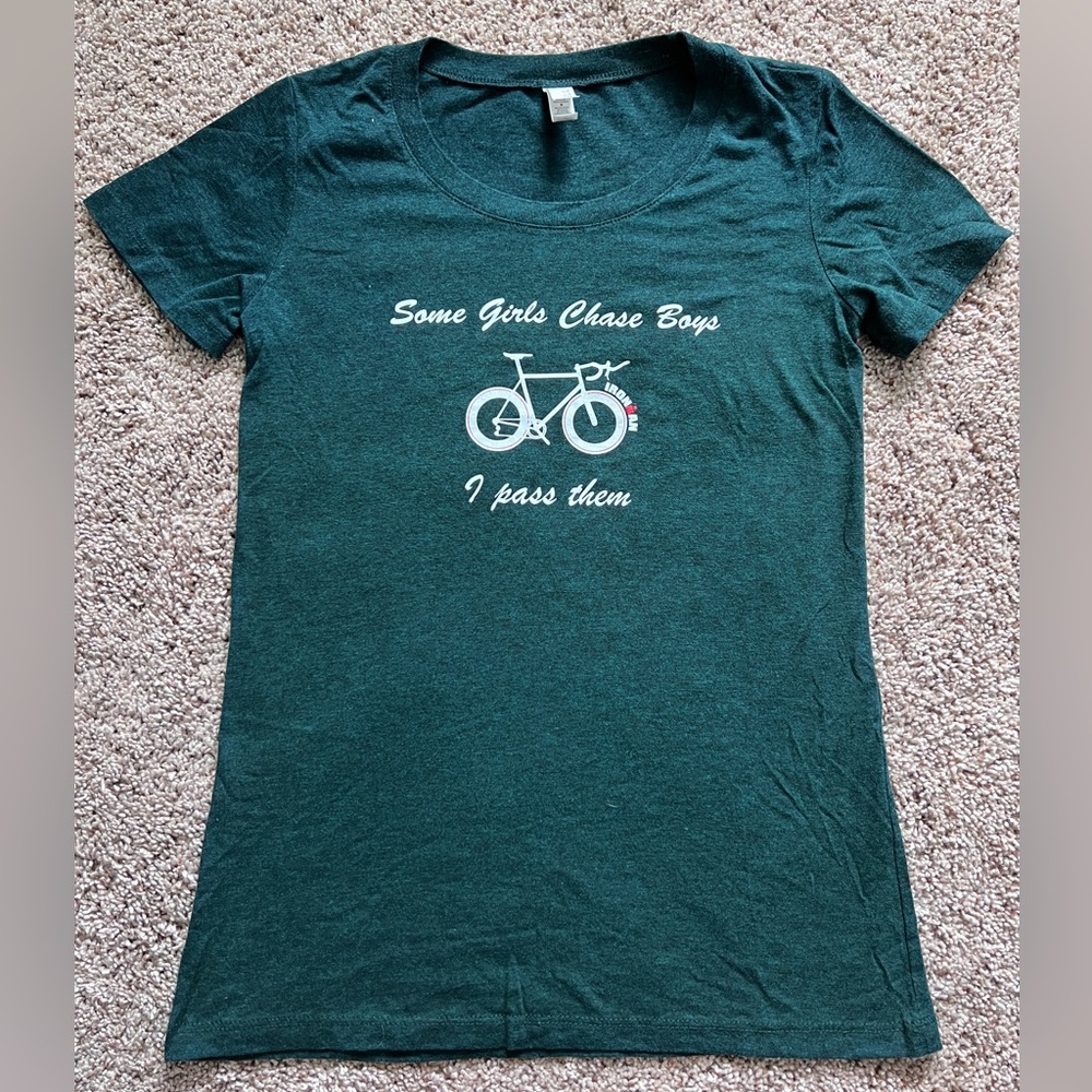 Women’s Graphic T-shirt Ironman Triathlon Medium Tee